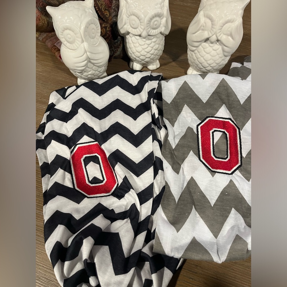 Chevron OSU Infinity Scarves